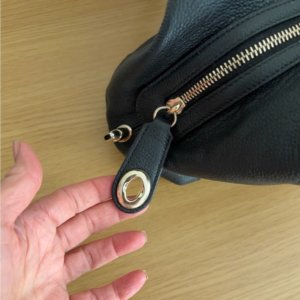Coach Black Leather Bag - Picture 9 of 16